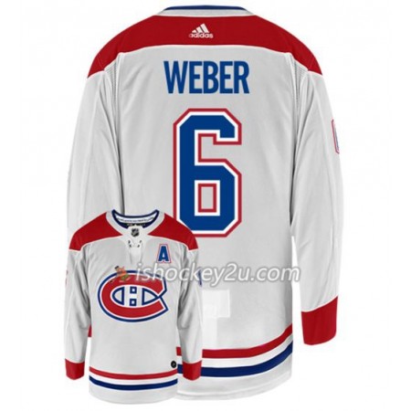 Mænd NHL Montreal Canadiens Trøje SHEA WEBER 6 Adidas Hvid Authentic